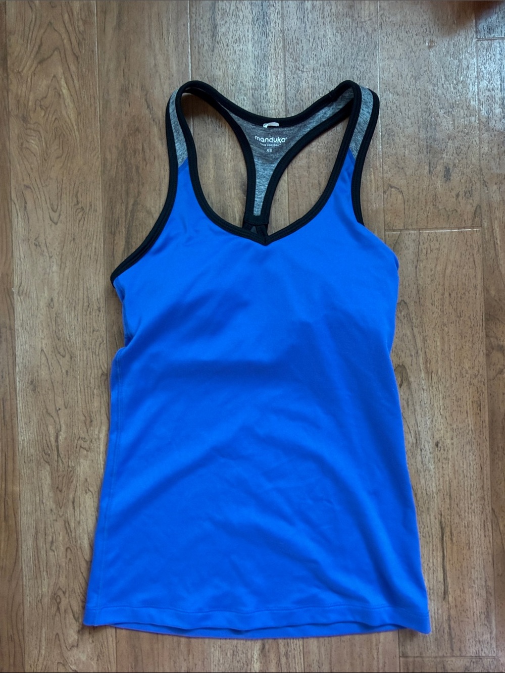Manduka Blue Racerback Tank